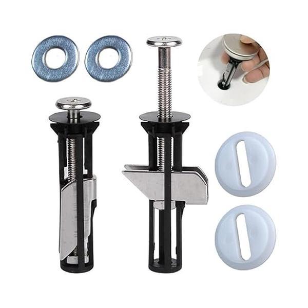 Universal Toilet Seat Bolt Kit Screws Quick Release Easy Install